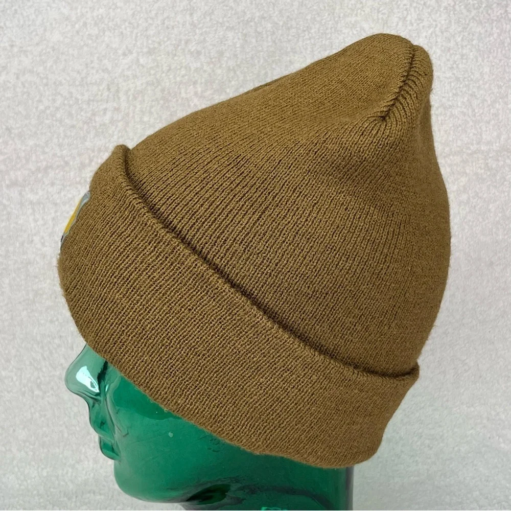 Carhartt Knit Beanie Winter Hat-Brown-Snow-Boho-Bohemian-Casual-Classic-Outdoor